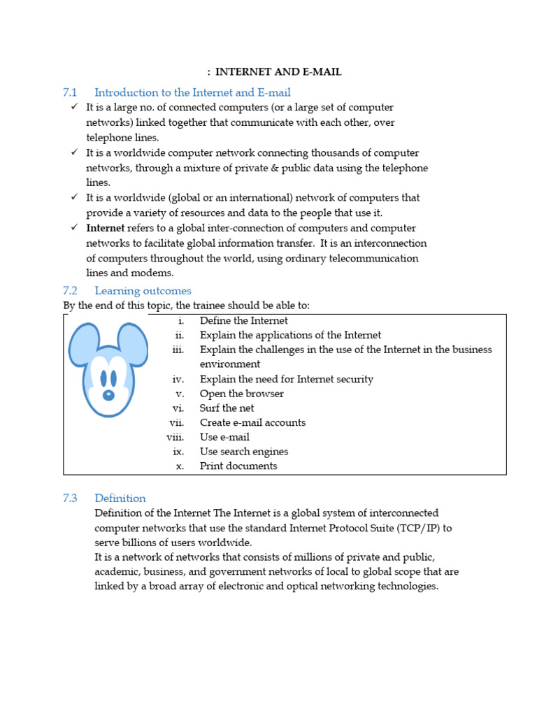 Introduction to Internet and Email Basics | PDF | World Wide Web ...