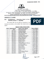 Promotion Order As Senior Tax Assistant