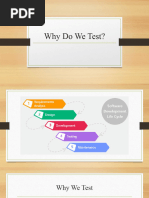 Why Do We Test