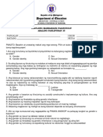 Department of Education: Ikatlong Markahang Pagsusulit Araling Panlipunan 10