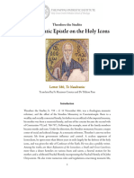 Theodore the Studite Dogmatic Epistle on the Holy Icons Patristic Pappas  Institute (Letter 380)