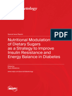 Nutritional Modulation of Dietary Sugars As A Strategy To Improve Insulin Resistance and Energy Balance in Diabetes