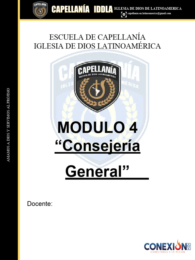 Consejería General en Capellanía IDDLA | PDF | Mente | Amor