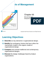 Chapter 5 - Structuring and Designing Organizations