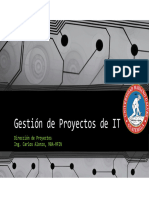 Gestión de Proyectos de IT Sesion 3