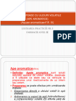 Soluții Apoase Cu Uleiuri Volatile (Ape Aromatice) (Aquae aromaticae-F.R. IX)