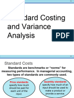 Managerial Accounting Chap 8 Standard Costing and Variance Analysis