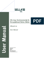 CEL-63x Environmental & Occupational Noise Meter: HB3356-03 User Manual