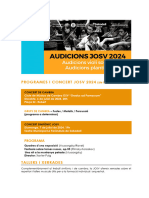 Bases AUDICIONS JOSV 2024