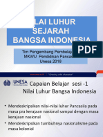 Pancasila DLM Sejarah