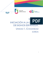 Unidad 1. Comunidad Sorda