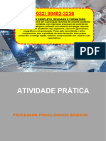 Resolução - (032 98482-3236) - Atividade Prática - Processos Psicológicos Básicos