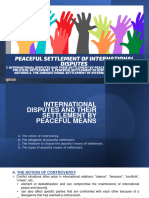 Peaceful Settlement PDF