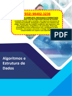 Resolução - (032) 98482-3236 - Roteiro de Aula Prática - Algoritmos e Estrutura de Dados