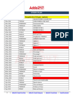 Study Plan: Boopathi (8 To 9.30 PM) - Aptitude