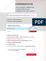 Pasos de Formalización de Reprogramación Vía Web