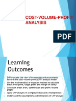 Topic 6 - CVP Analysis