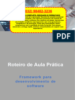 Resolução - (032) 98482-3236 - Roteiro de Aula Prática - Framework para Desenvolvimento de Software