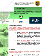 Sosialisasi SMK PM 85 2018 BPTD Banten
