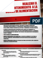 01 Actividad 02 Realiazr El Mantenimineto A La Bomba de Alimentacion