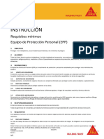 Instrucción - Requisitos Mínimos - EPP - 01