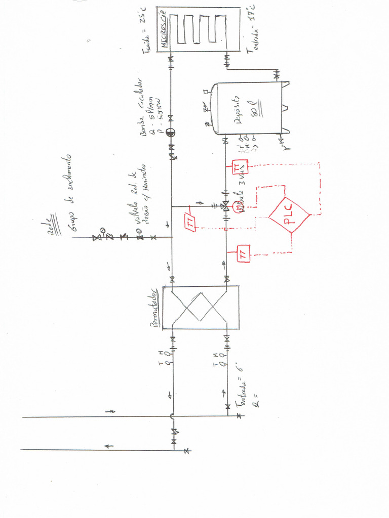 Esboço - Circuito Hidráulico IBMC | PDF