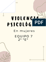 Violencia Psicológica: en Mujeres