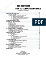 CSC 1201 - Introduction To Computer Science-1