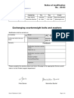 UM-80-03 Exchanging Counterweight Bolts E