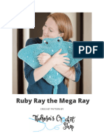 Ruby Ray The Mega Ray: Crochet Pattern by