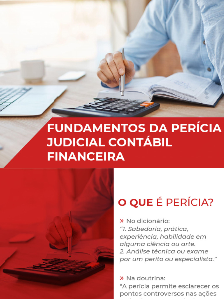 Fundamentos Da Perícia Judicial Contábil Financeira | PDF | Contabilidade