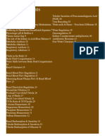 TOC Renal Physiology