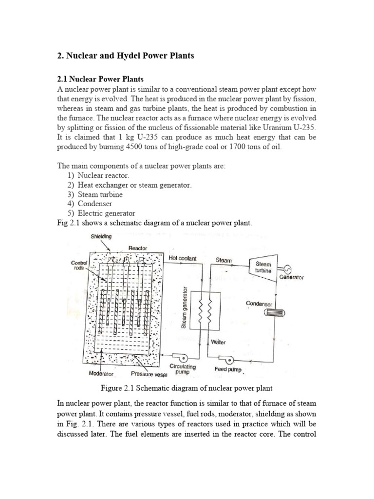 Unit 2 Power Plant | Download Free PDF | Nuclear Reactor | Nuclear Fission