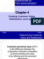 Customer Value Satsifaction & Loyalty