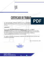 Certificado de Trabajo Rolando 2
