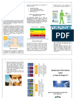 Triptico Radiacion Uv 2022