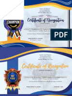 Certificates