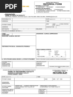 PhilHealth Referral Form Template | PDF | Health Care | Health Economics