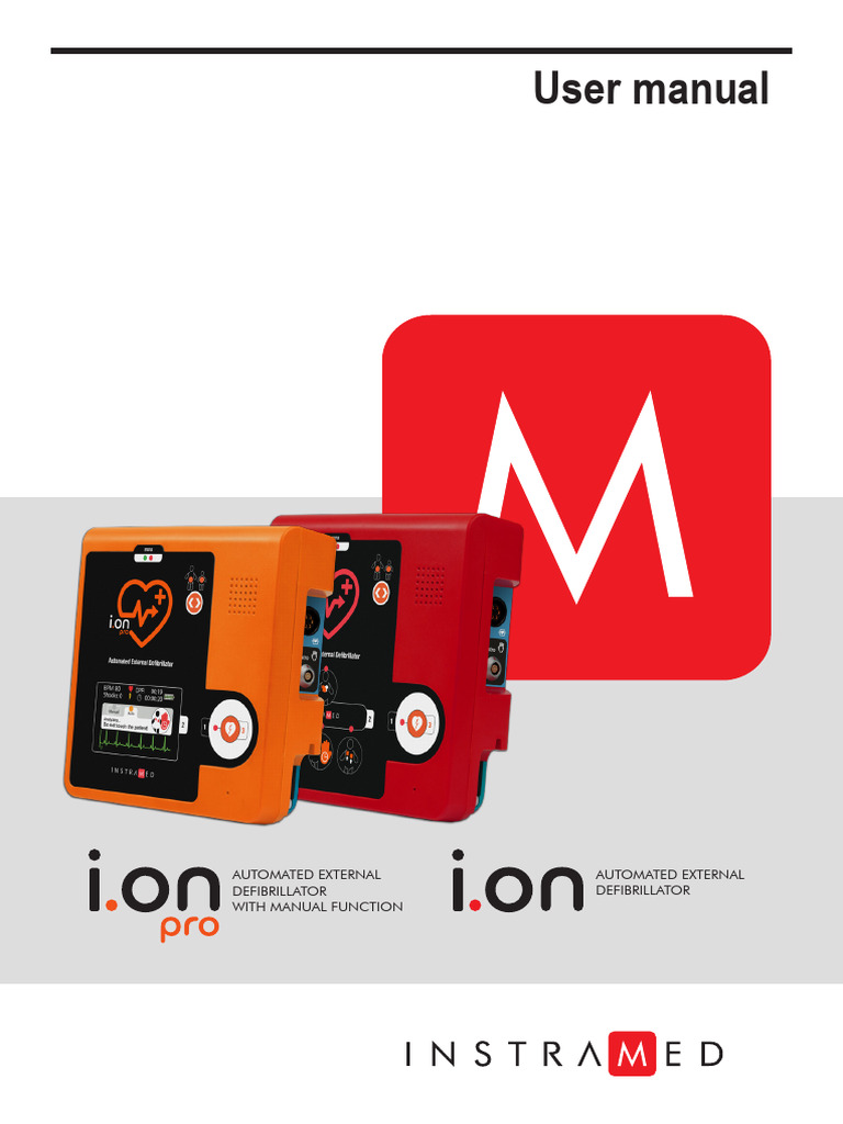 Manual Ion r1 10 Eng B | PDF | Cardiopulmonary Resuscitation | Cardiac ...