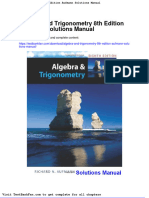 Algebra and Trigonometry 8Th Edition Aufmann Solutions Manual PDF