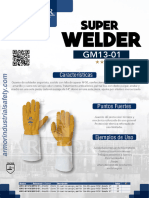 Guante de Soldador SUPER WELDER GM13-01 TIG