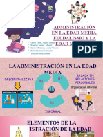 LA ADMINISTRACIÓN EN LA EDAD MEDIA ,FEUDALISMO Y MODERNA