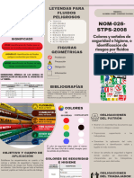 Tríptico Nom-026 Colores, Señales de Seguridad e Hiene