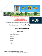 Dr.S.Vijayaraghavan Embedded Systems Design Lab