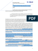 El Grupo en La Época de La Disociación Social.: Por Francisco Pereña