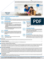 Key Feature Document: You Have Chosen Assured Income Option at Maturity: Income Benefit: Non Payment of Premium