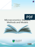 Microeconomics Markets Methods and Models 38271