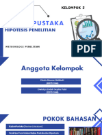 Kelompok 5 - Kajian Pustaka Dan Hipotesis Penelitian