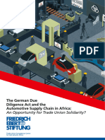 The German Due Diligence Act and The Automotive Supply Chain in Africa