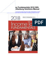 Full Income Tax Fundamentals 2018 36Th Edition Whittenburg Solutions Manual PDF